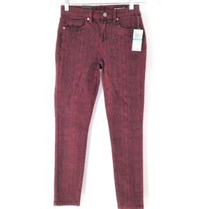 Blank NYC The Reade Crop Snake Print Jeans 25
